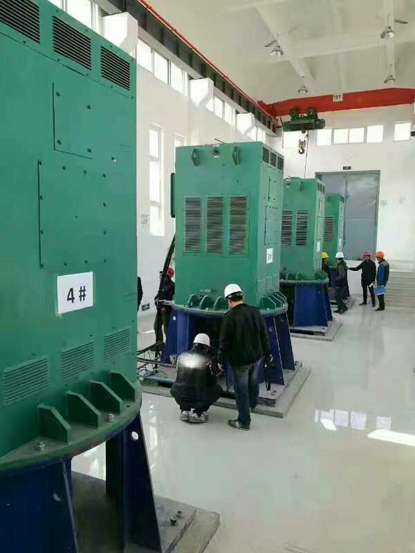 YKK4500-4某污水处理厂使用我厂的立式高压电机安装现场生产厂家